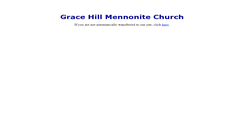 Desktop Screenshot of gracehillmc.org